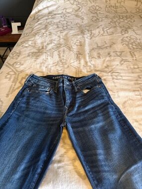 American Eagle Outfitters Men’s Dark Indigo Straight Fit Jeans